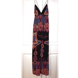Moroccan Printed Maxi Dress